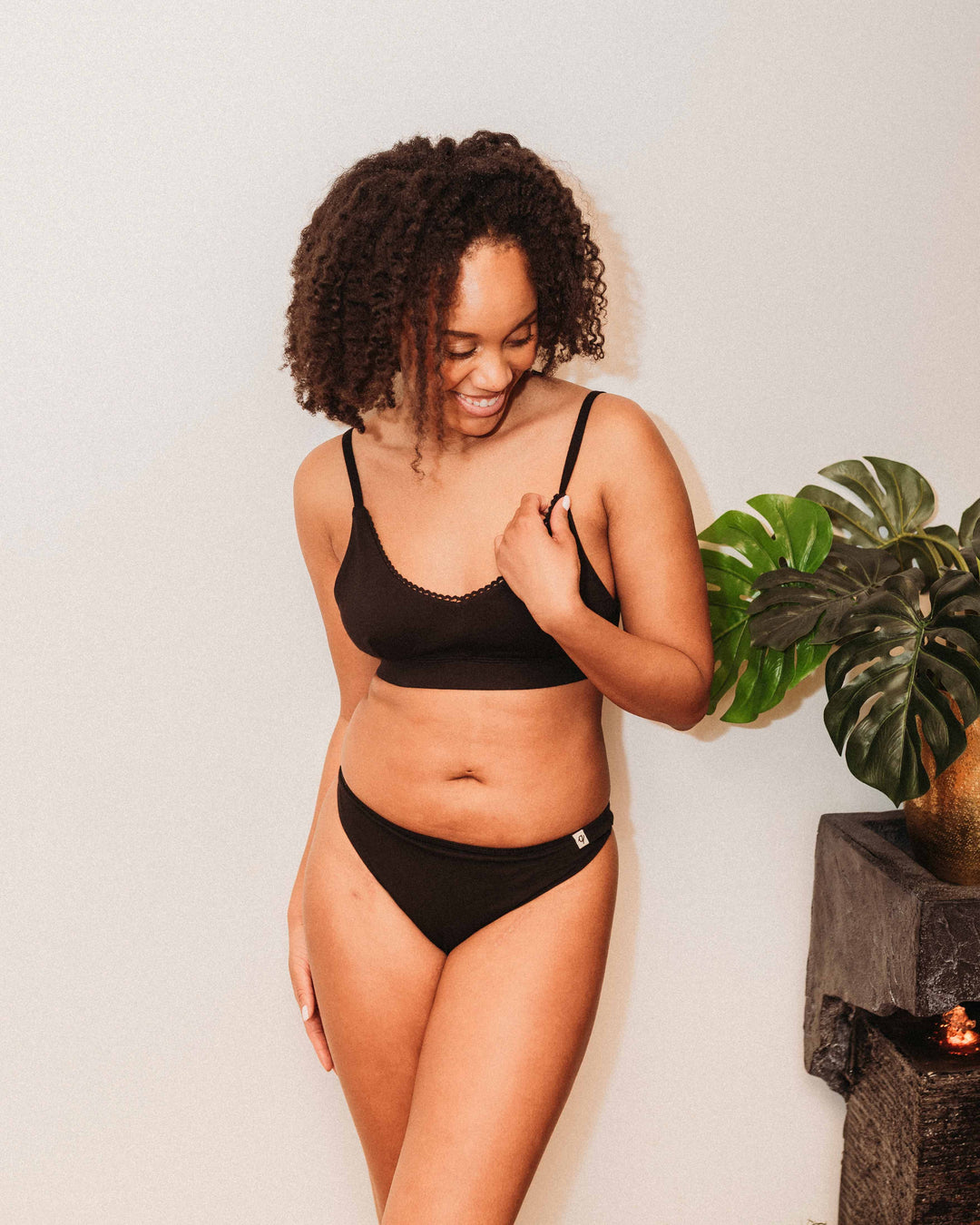 Women's Stretch Thong - 95% Organic Cotton