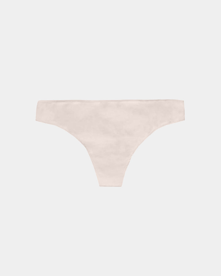 Women's Stretch Thong - Natural, Plant Dyes - 95% Organic Cotton
