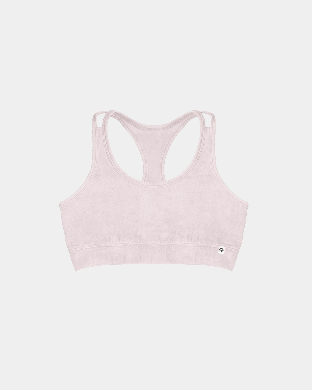 Organic Racerback Sports Bra - Natural, Plant Dyes - 95% Organic Cotton