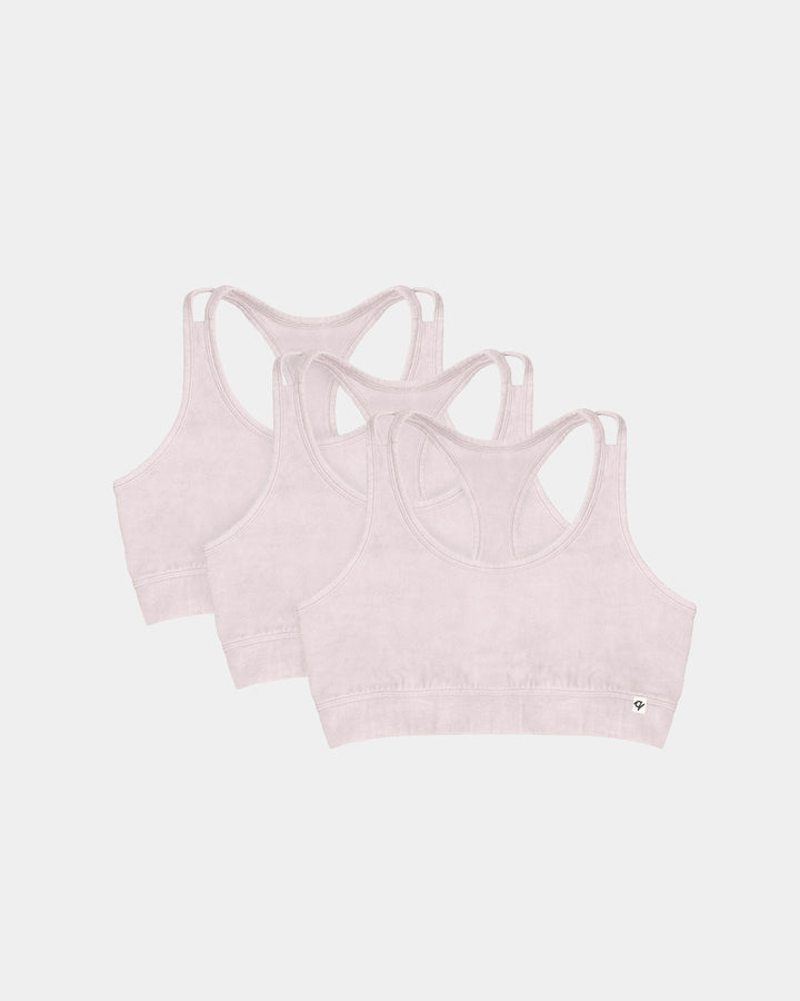 Organic Racerback Sports Bra - Natural, Plant Dyes - 95% Organic Cotton