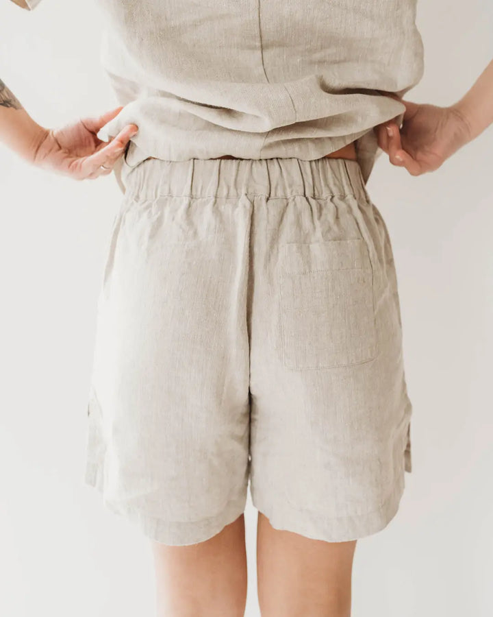 Linen Everyday Shorts - 100% European Flax Linen Q for Quinn™