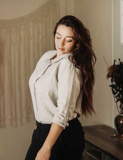 organic linen shirt