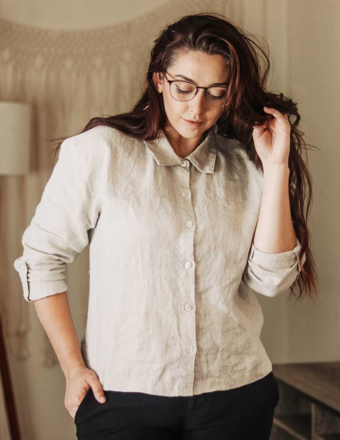 linen shirt for work