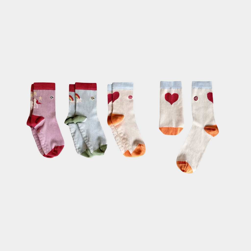みるく【soor ploom】socks　4y Soor Ploom Knee Rib Sock - Milk – Casp Baby Mommy & Me Boutique