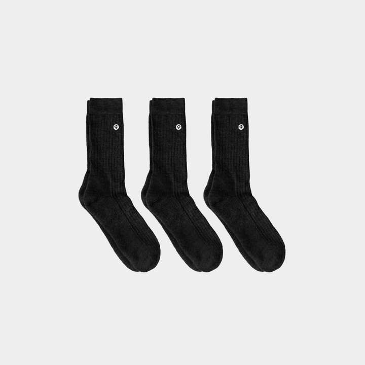 Merino Wool - Cotton Midweight Adult Socks