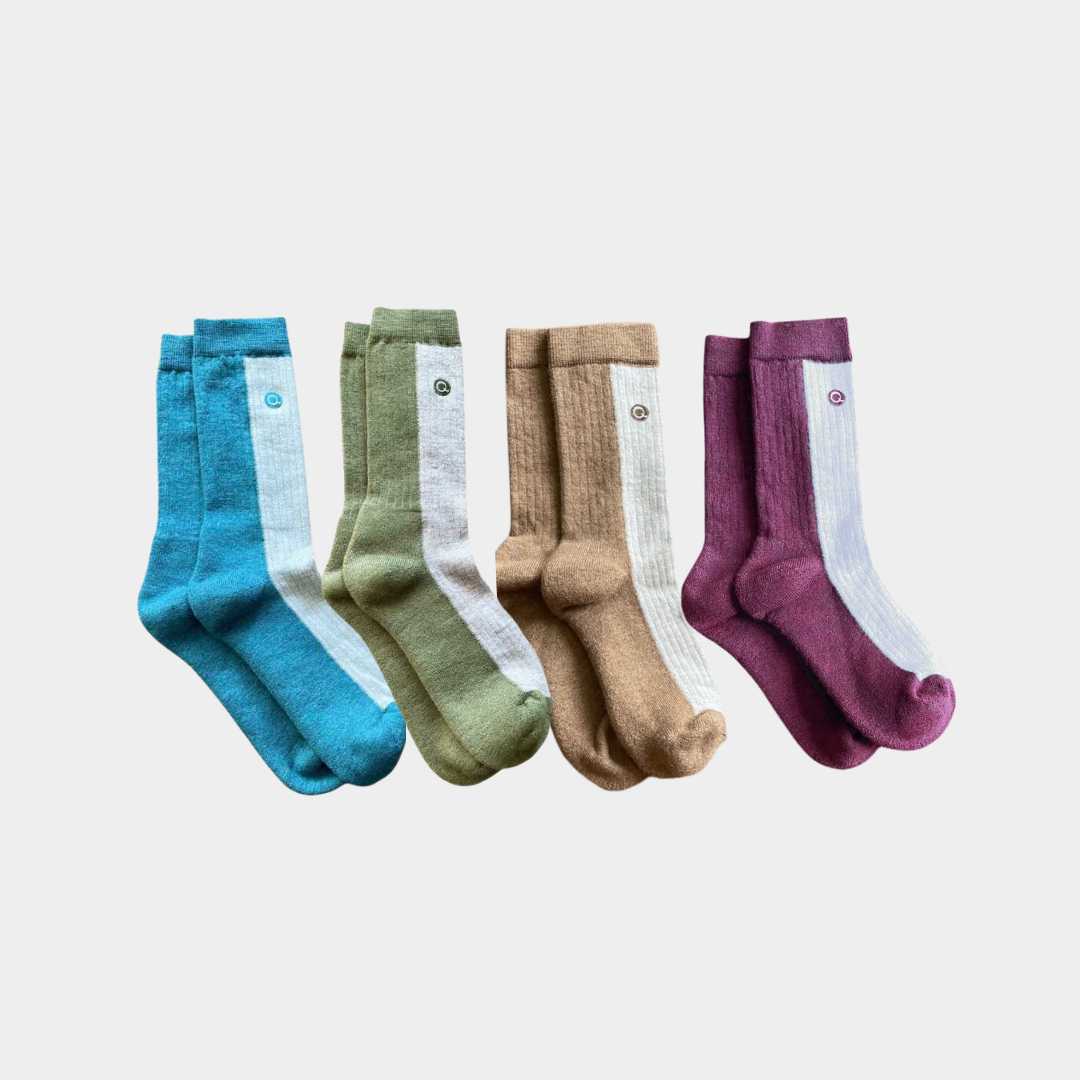 Merino Wool Adult Socks Multipack Q for Quinn