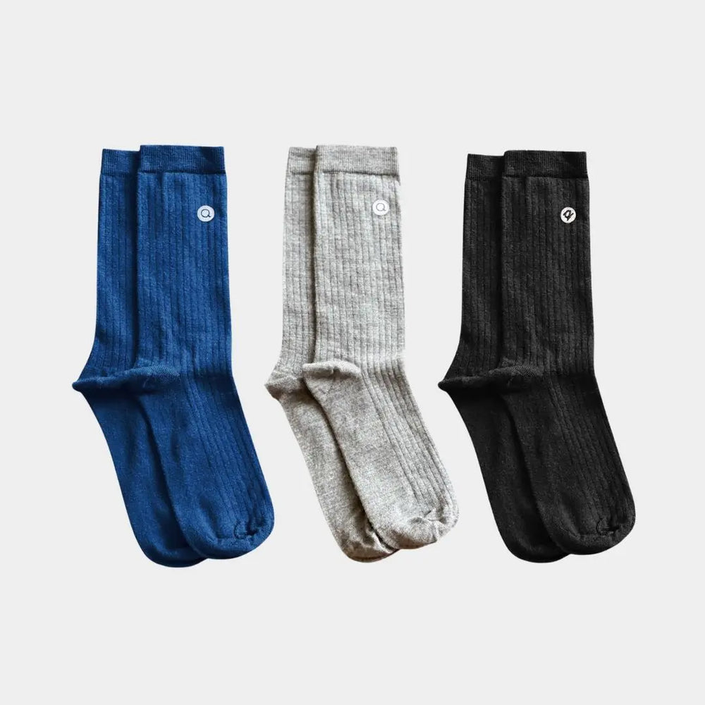 Merino Wool Adult Socks Multipack Q for Quinn™