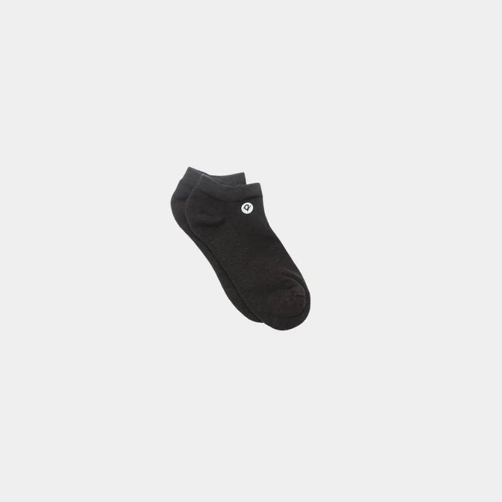 Merino Wool Ankle Black Socks Q for Quinn