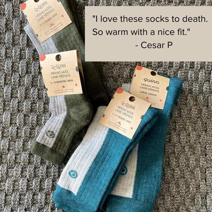 Merino Wool Mid-Weight Socks for Adult 