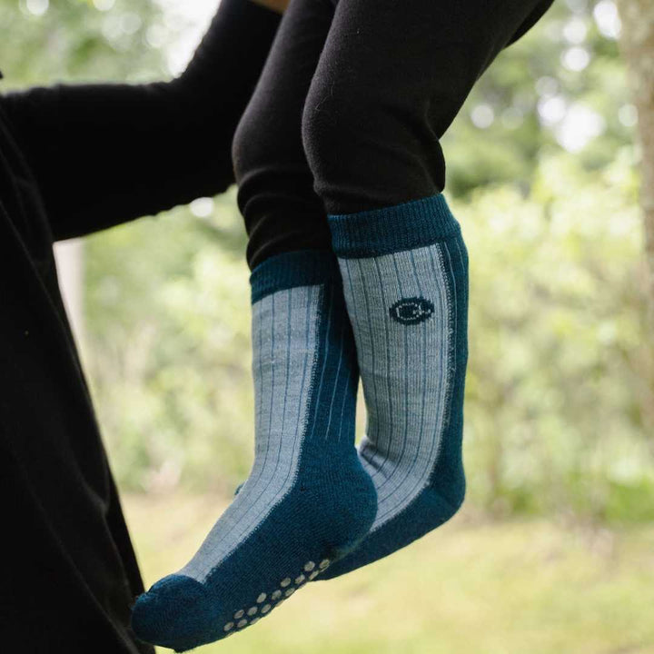 Merino Wool Socks With Grips 