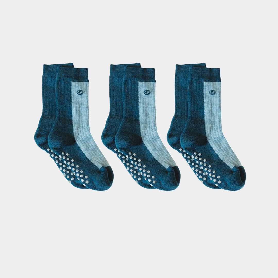 Merino Wool Mid-weight (Crew) Kids Socks Q for Quinn