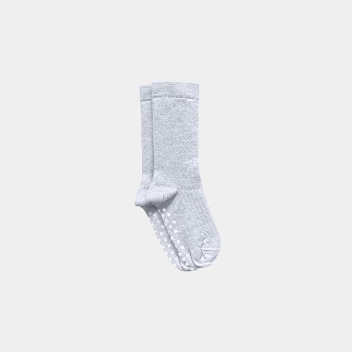 Mist merino wool kids socks with grips