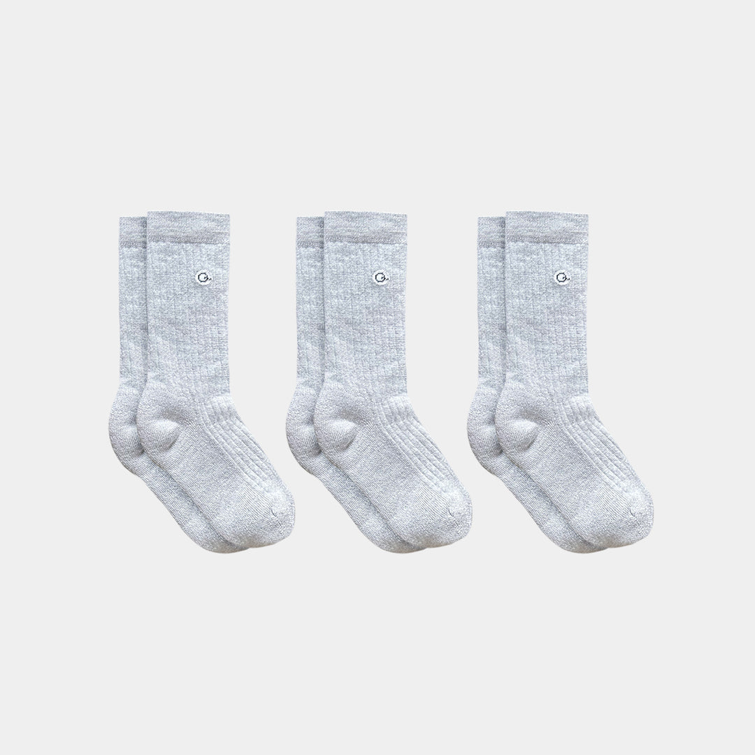 Merino Wool - Cotton Midweight Kids Socks