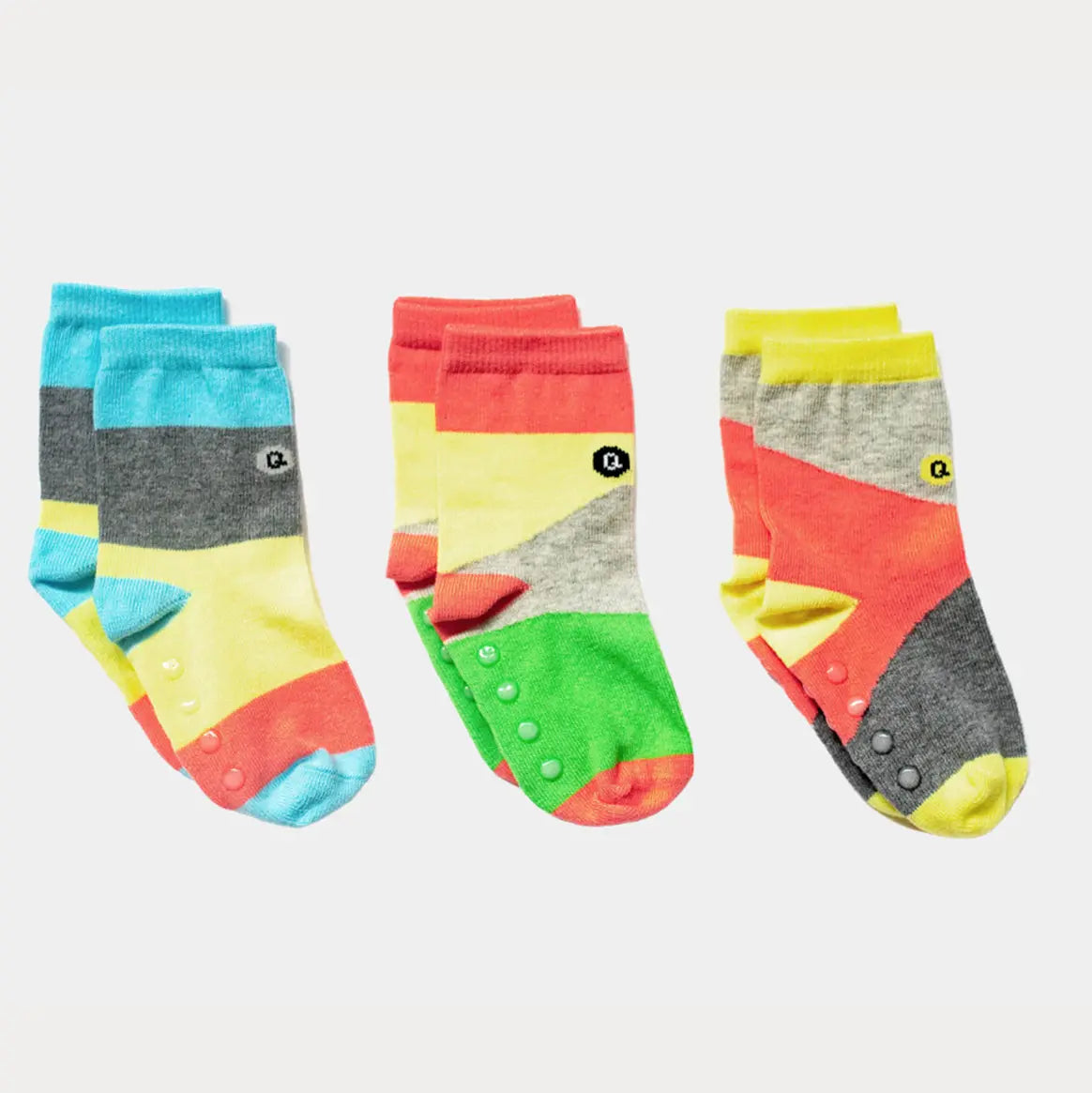 Mixed Patterns Baby Socks (3-pack) Q for Quinn