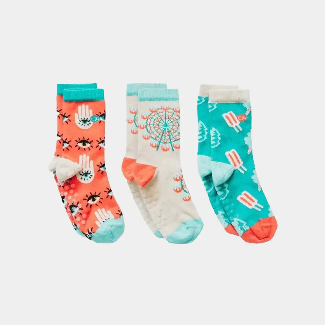 Mixed Patterns Baby Socks (3-pack) Q for Quinn™