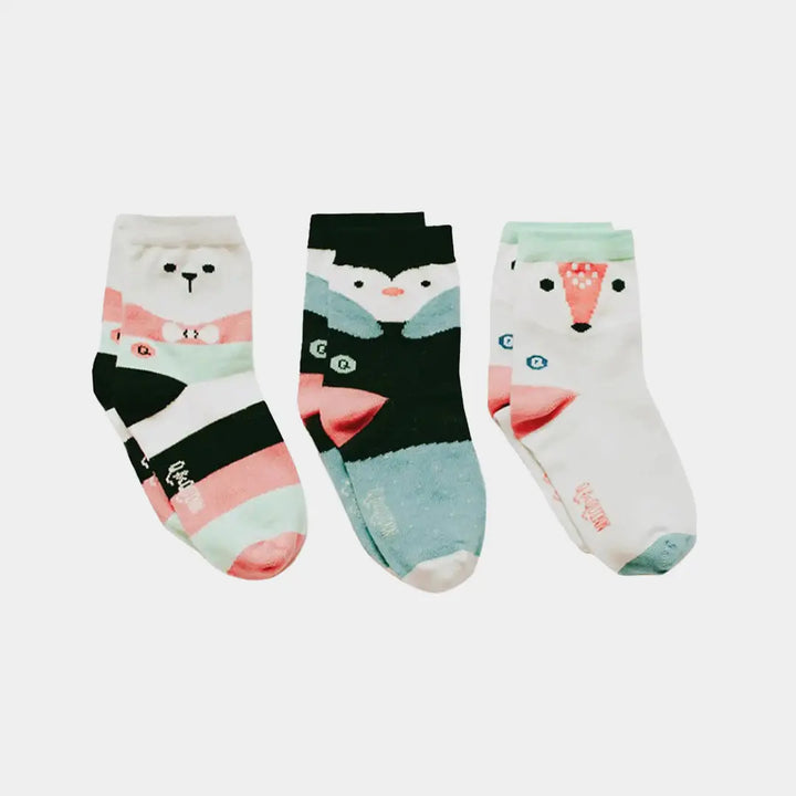 Mixed Patterns Baby Socks (3-pack) Q for Quinn™