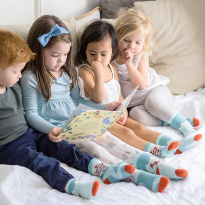 Mixed Patterns Kids Organic Cotton Socks (3-pack) Q for Quinn