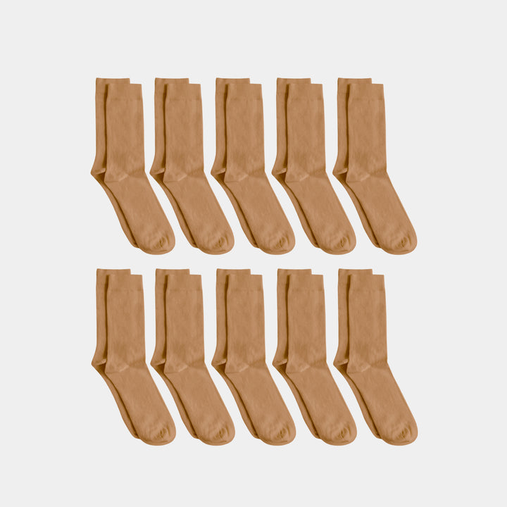 Pure (no dye) Adult Trouser Socks - 98% Organic Cotton