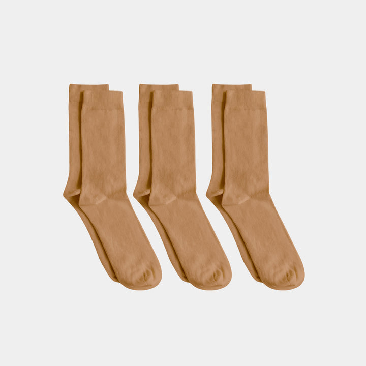 Pure (no dye) Adult Trouser Socks - 98% Organic Cotton
