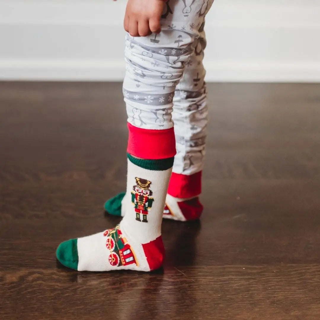 Christmas socks nutcracker for toddler