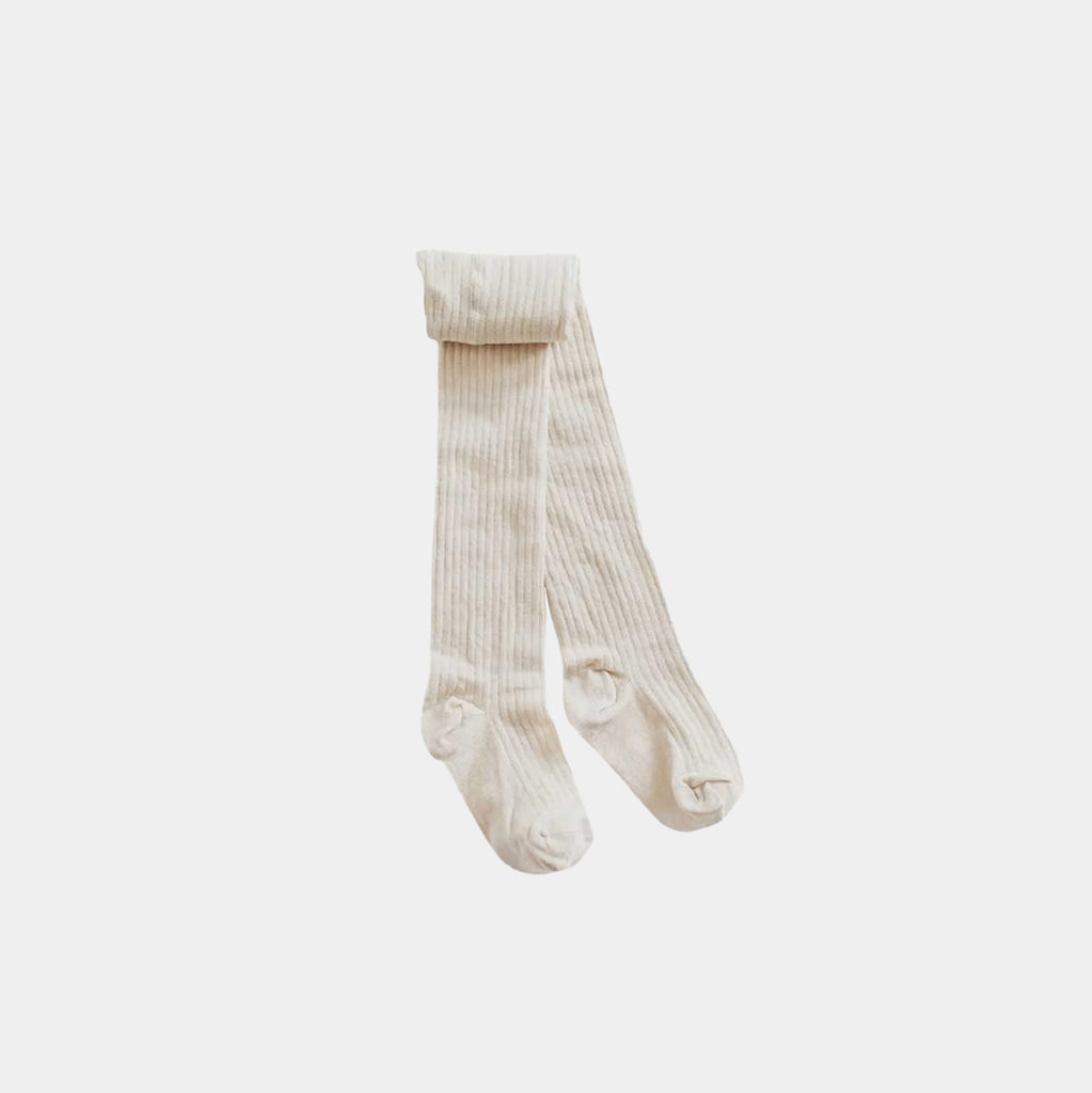 Ribbed Cotton Tights 98% Organic Cotton