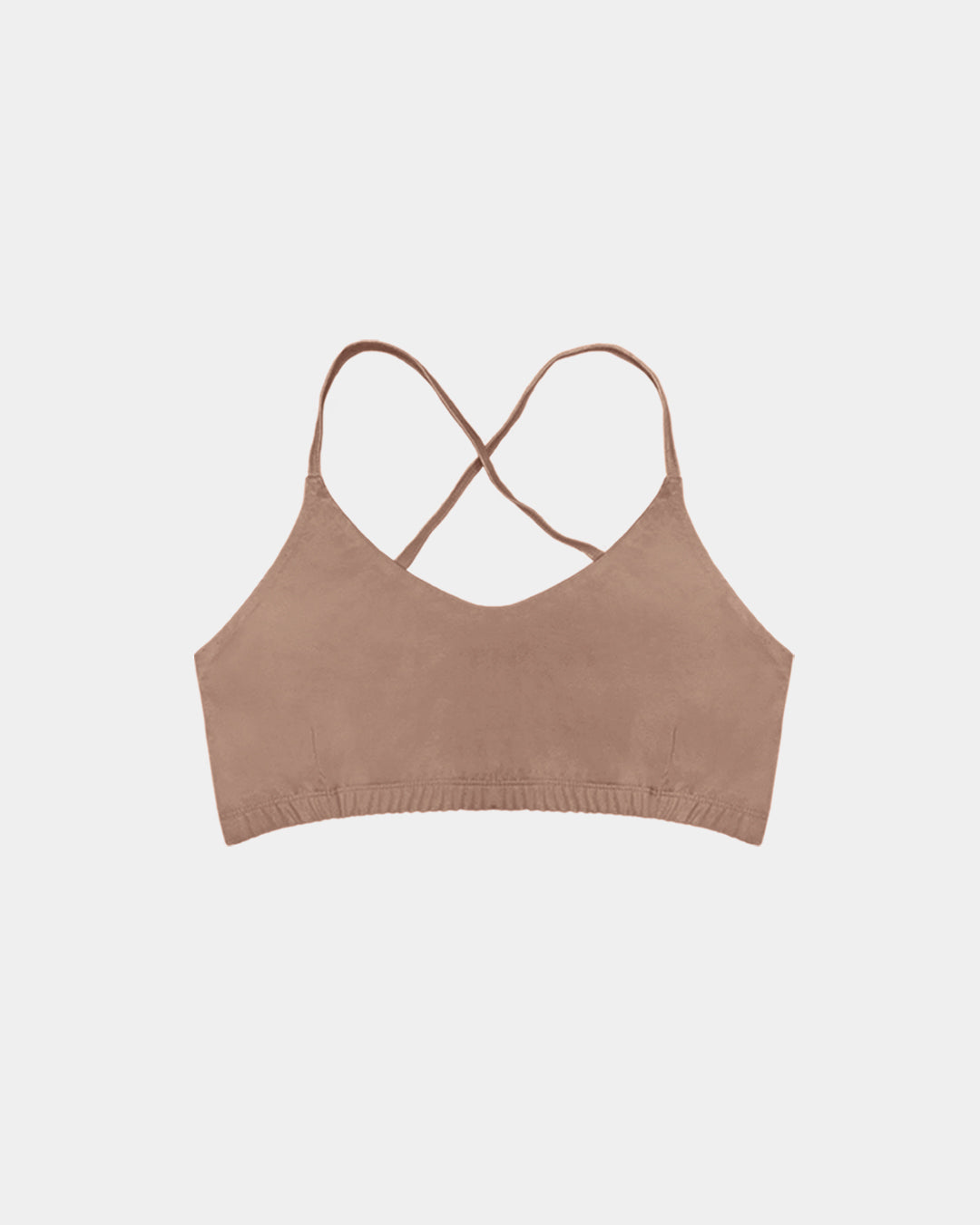 新品　salsation Criss-cross Bra light brown Balance Crisscross Tall Sports Bra | American Tall