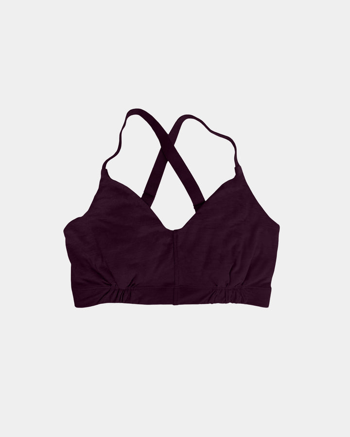 Organic Merino Padded Bra - 100% Merino Wool
