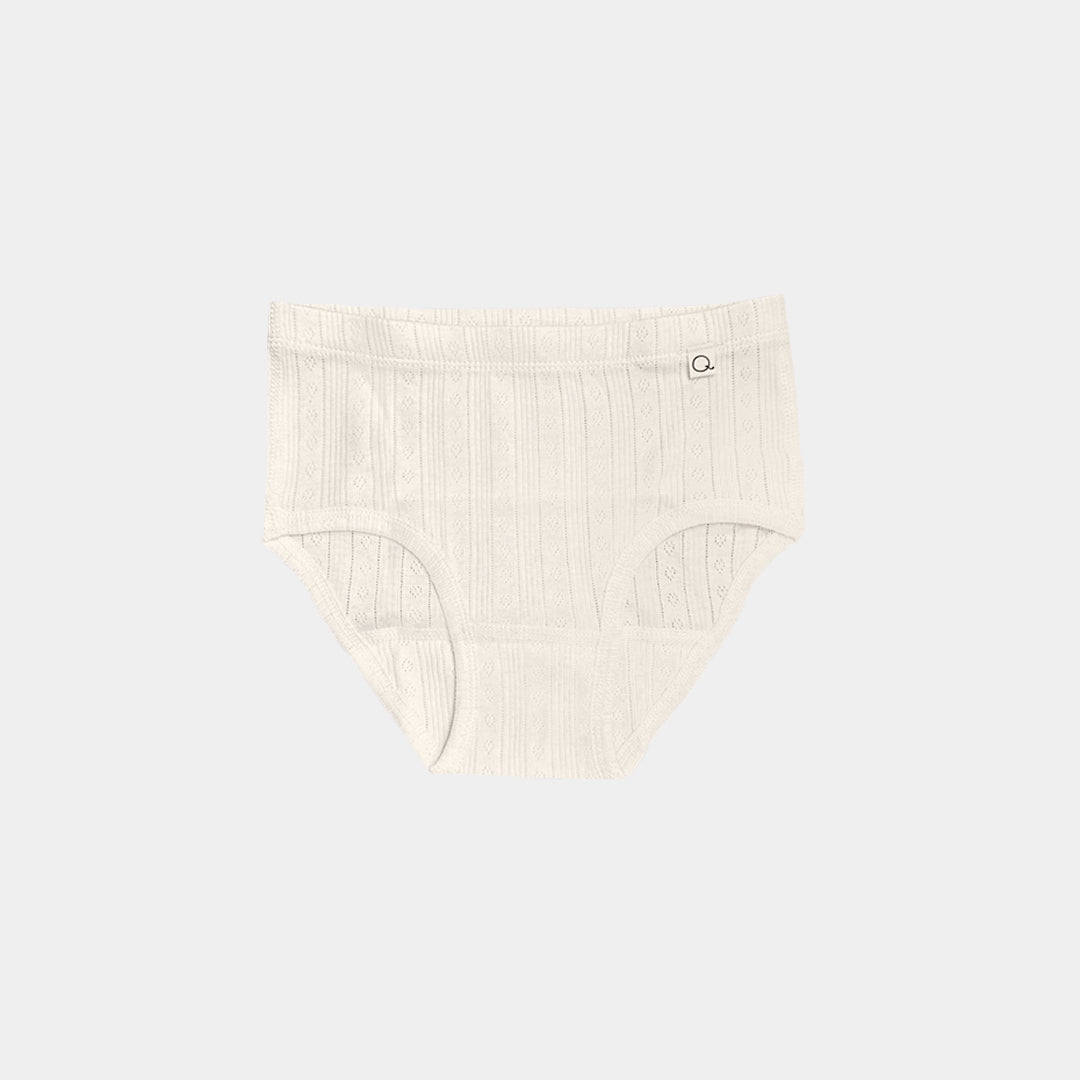 Pointelle Rose Classic Briefs - 100% Organic Cotton
