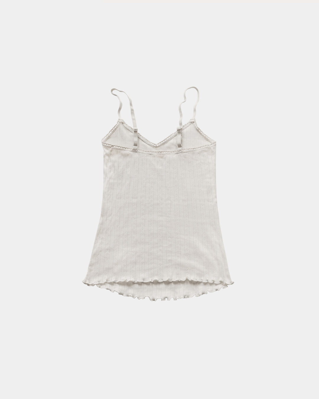 Women's Pointelle Tank Top - 100% Organic Cotton