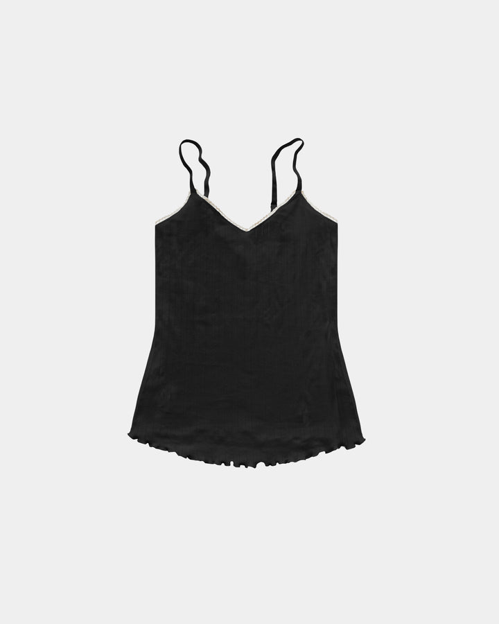 Women's Pointelle Tank Top - 100% Organic Cotton