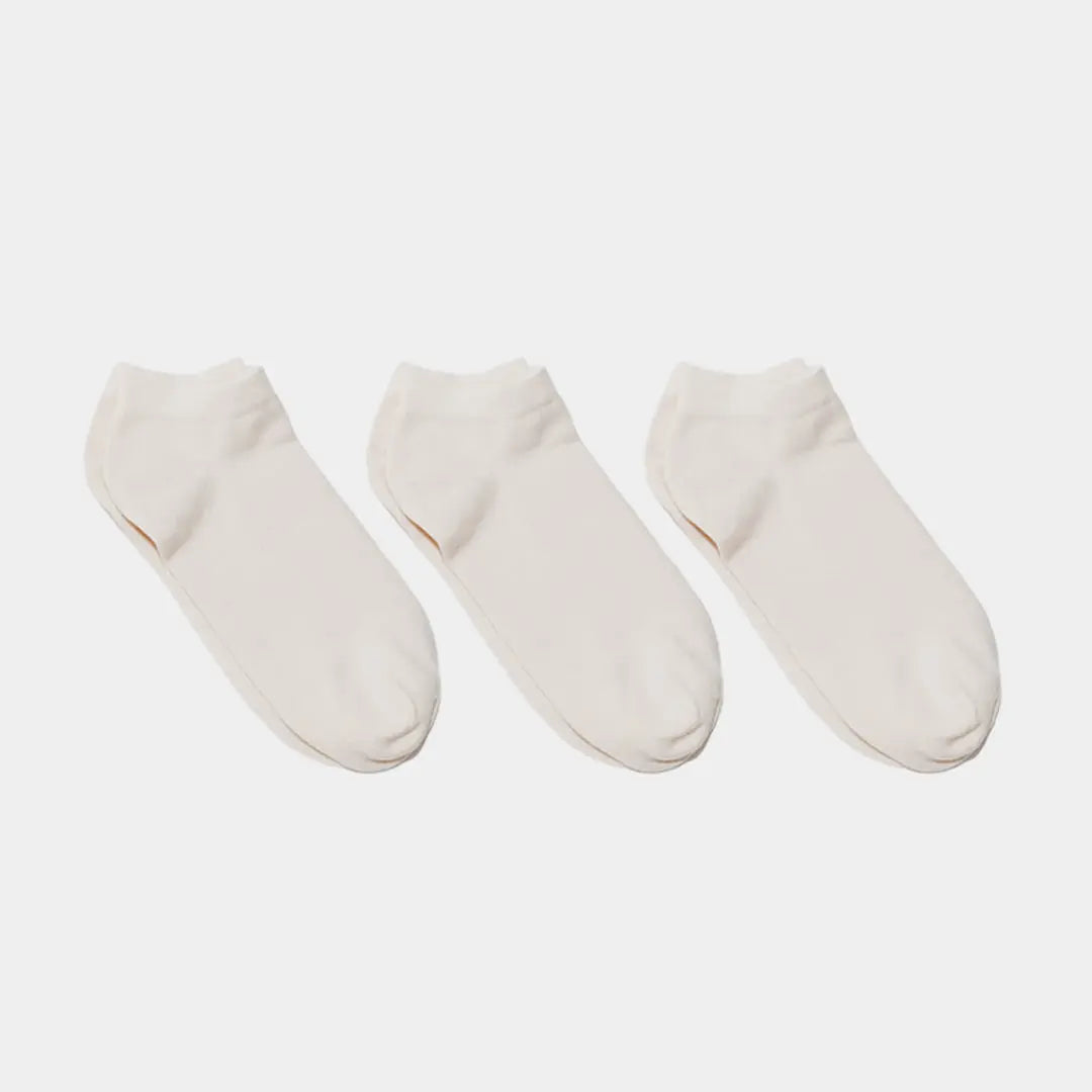 Pure Organic (no dye) Adult Ankle Socks - 98% Organic Cotton Q for Quinn