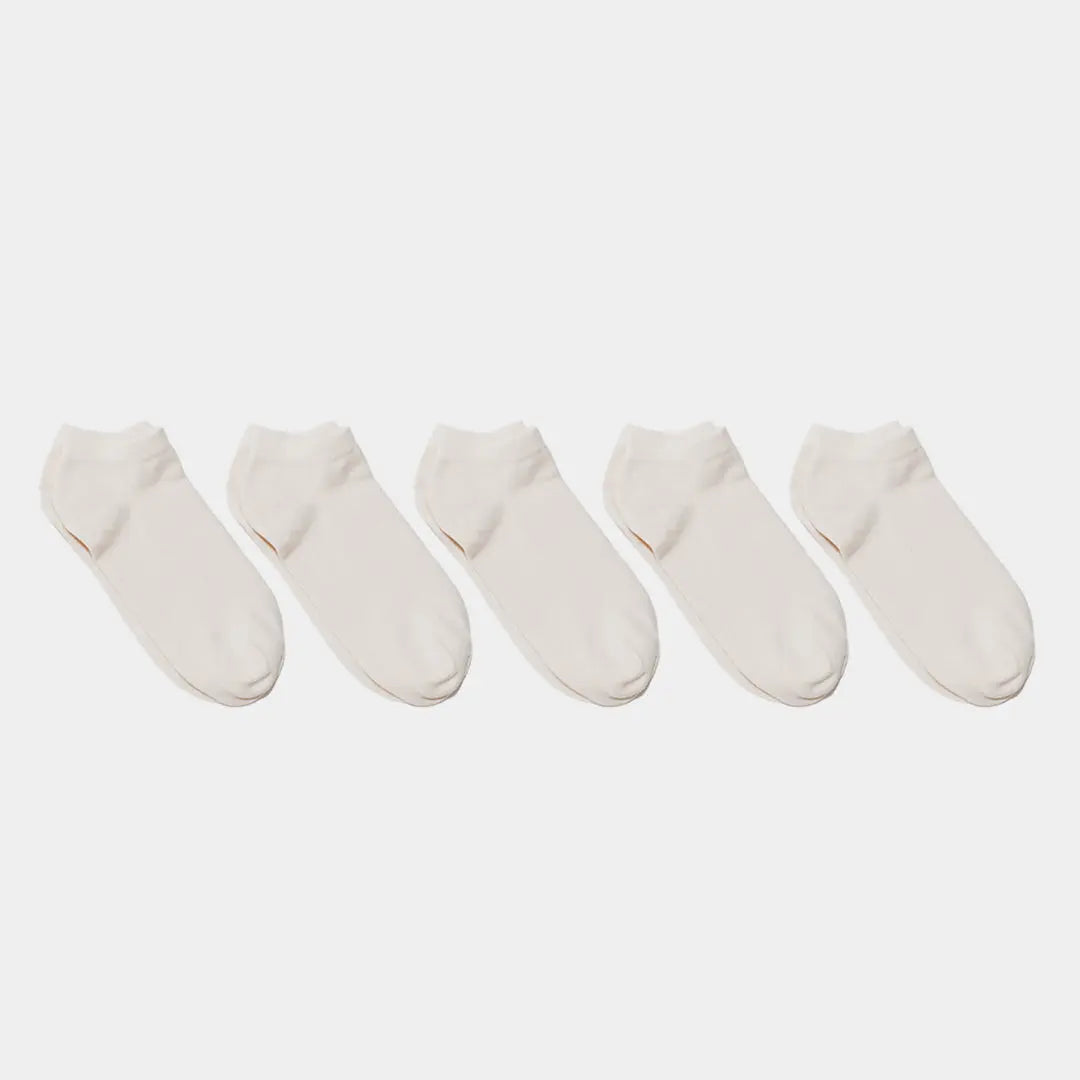 Pure Organic (no dye) Adult Ankle Socks - 98% Organic Cotton Q for Quinn