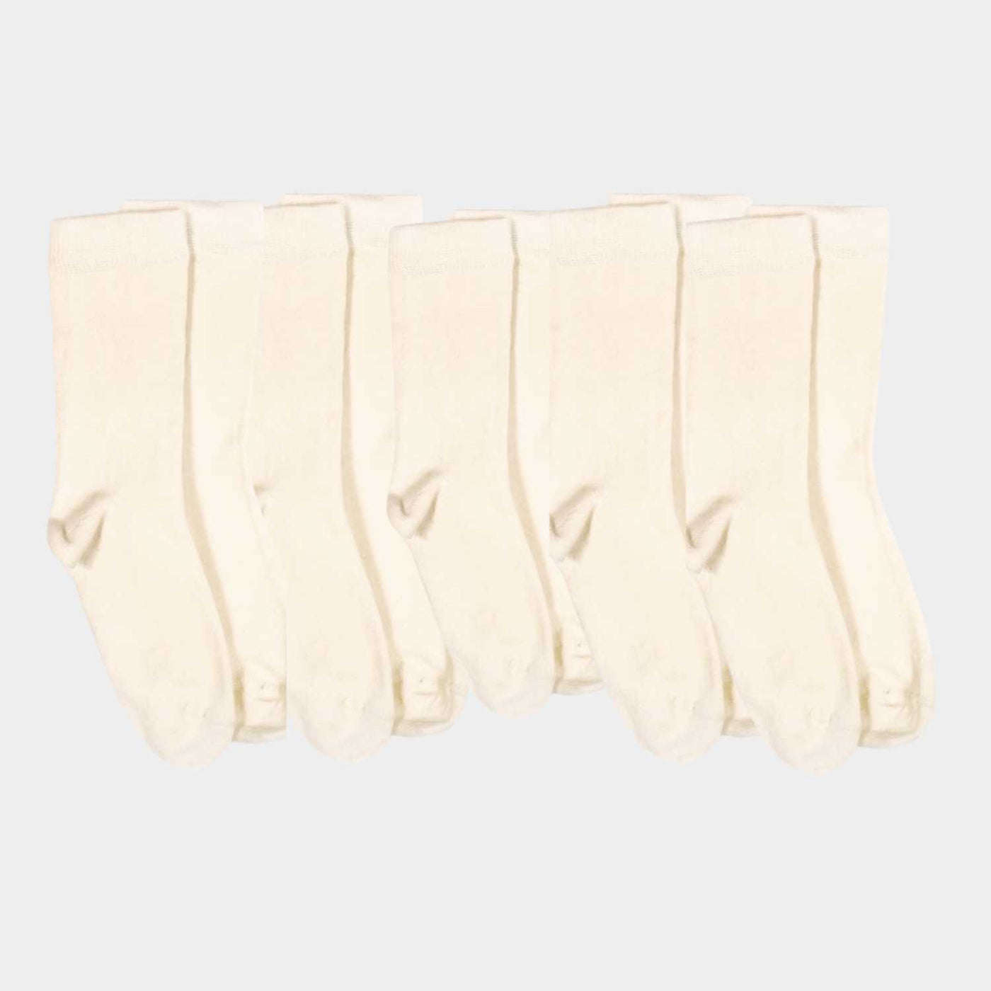 Pure Organic (no dye) Adult Socks - 98% Organic Cotton Q for Quinn