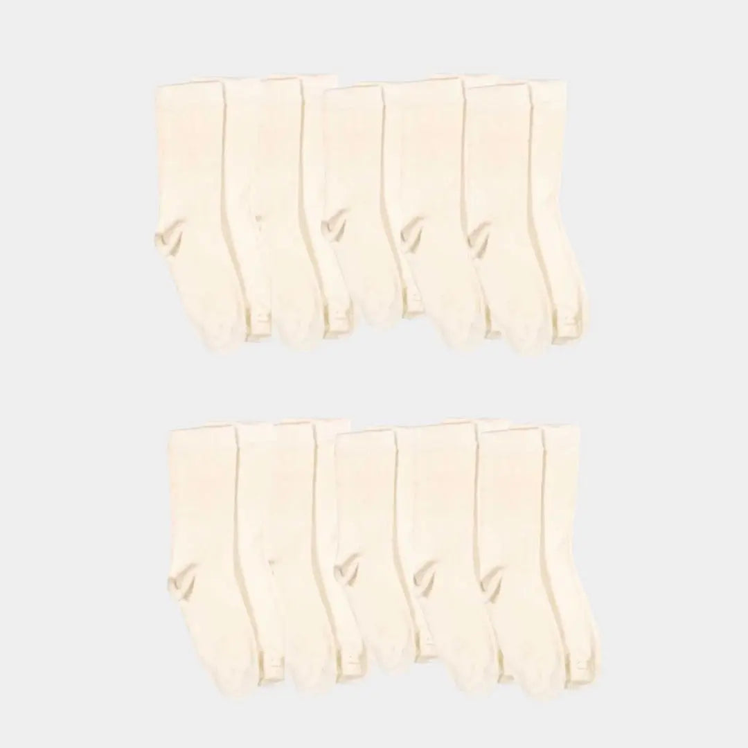 Pure (no dye) Adult Trouser Socks - 98% Organic Cotton Q for Quinn