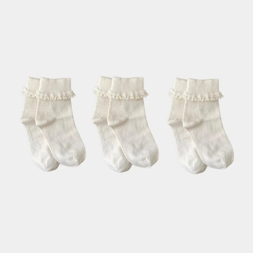 Lace Socks 98% Organic Cotton