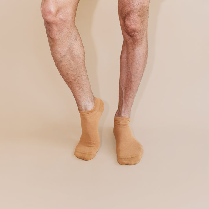 Pure Organic (no dye) Adult Ankle Socks - 98% Organic Cotton
