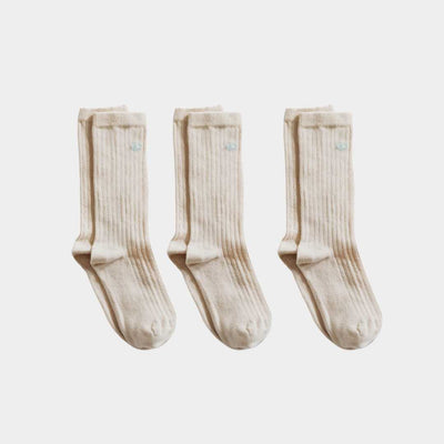 Ribbed Knee High Kids Socks Q for Quinn