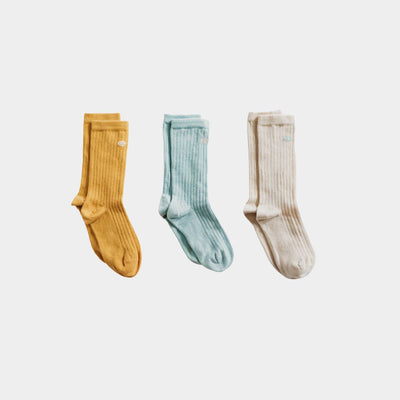 Ribbed Knee High Kids Socks Q for Quinn
