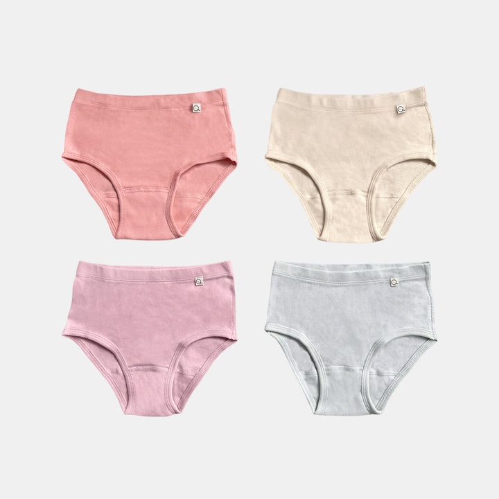 Super Bundle Rose Classic Briefs (4-pack) - 100% Organic Cotton