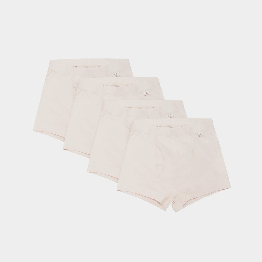 Ryan Boxer Briefs - 100% Organic Cotton, Undyed (2 & 4 pack)