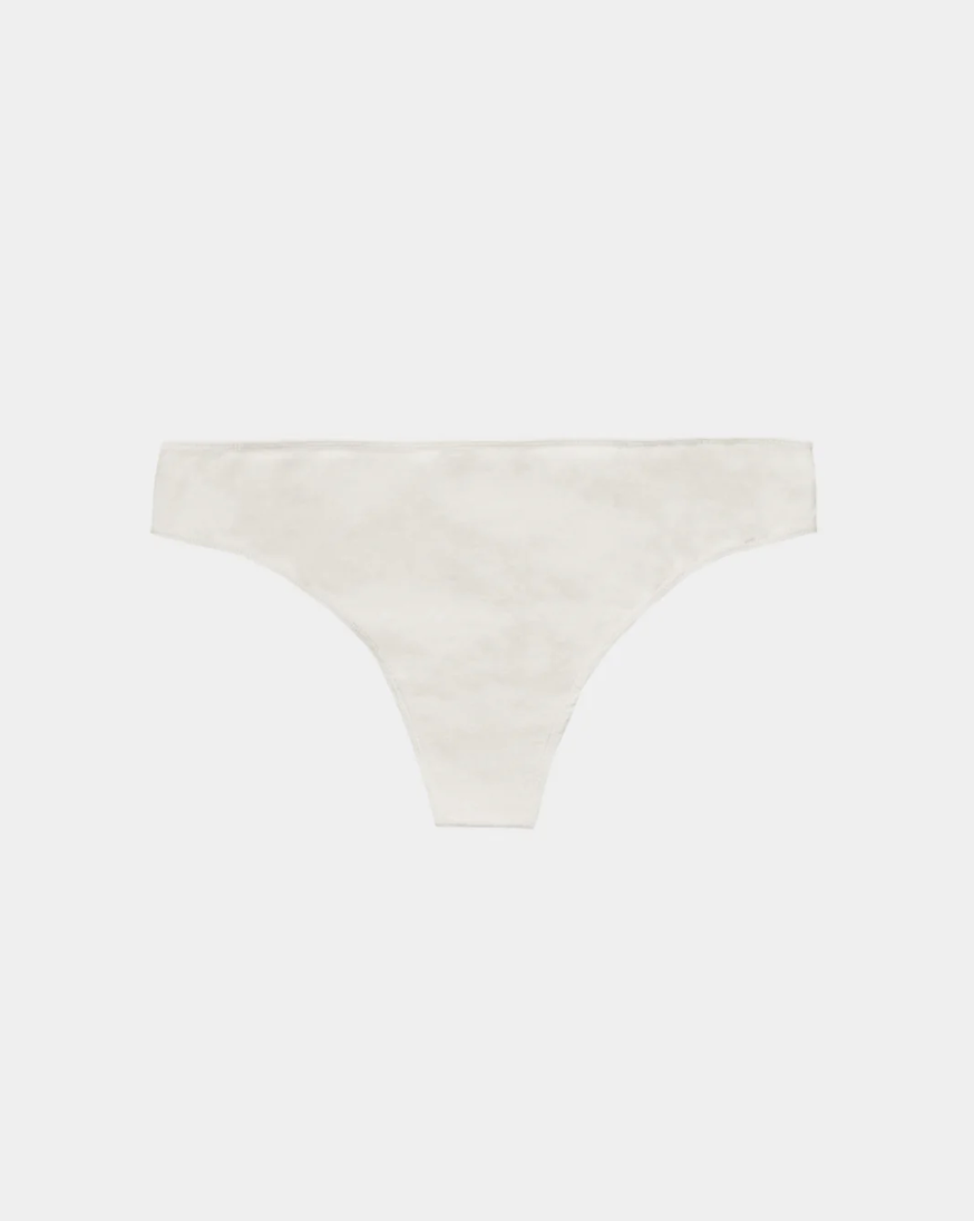 Pure (no dye) Women's Thong - 95% Organic Cotton