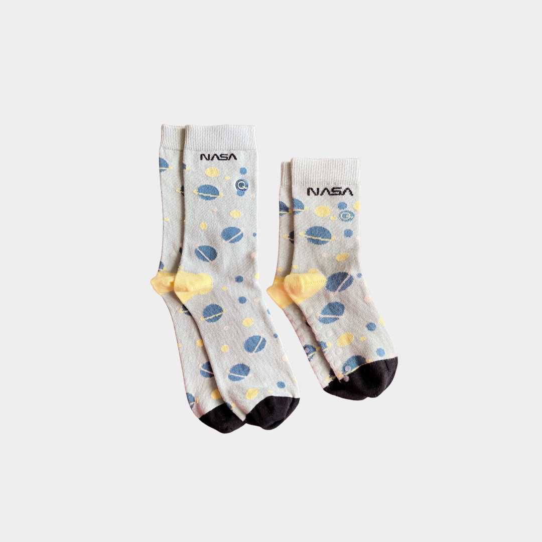 Space Socks Matching Family - (2 & 4 pack) Q for Quinn