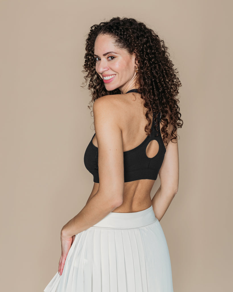 Organic Racerback Sports Bra 95% Organic Cotton