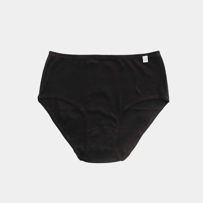 organic cotton womens underwear black