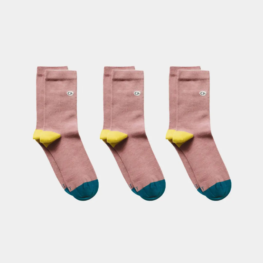 pink organic cotton socks