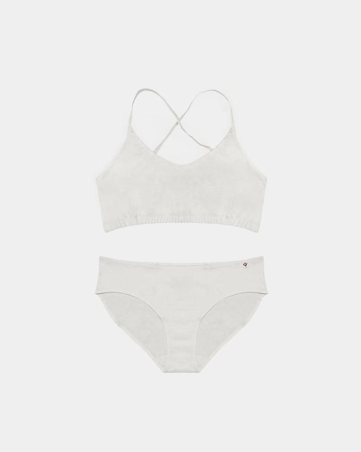Pure (no dye) Women's Everyday Bikini & Bralette Set (2 Pack)