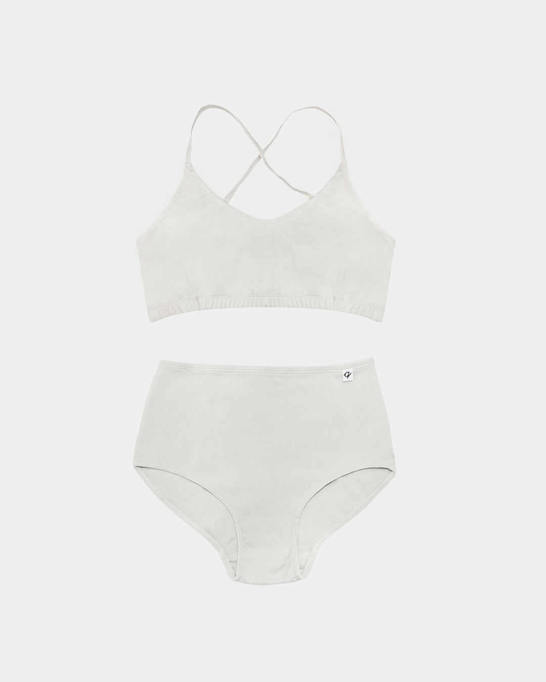 Pure (no dye) Women's Classic Briefs & Bralette Set (2 Pack)