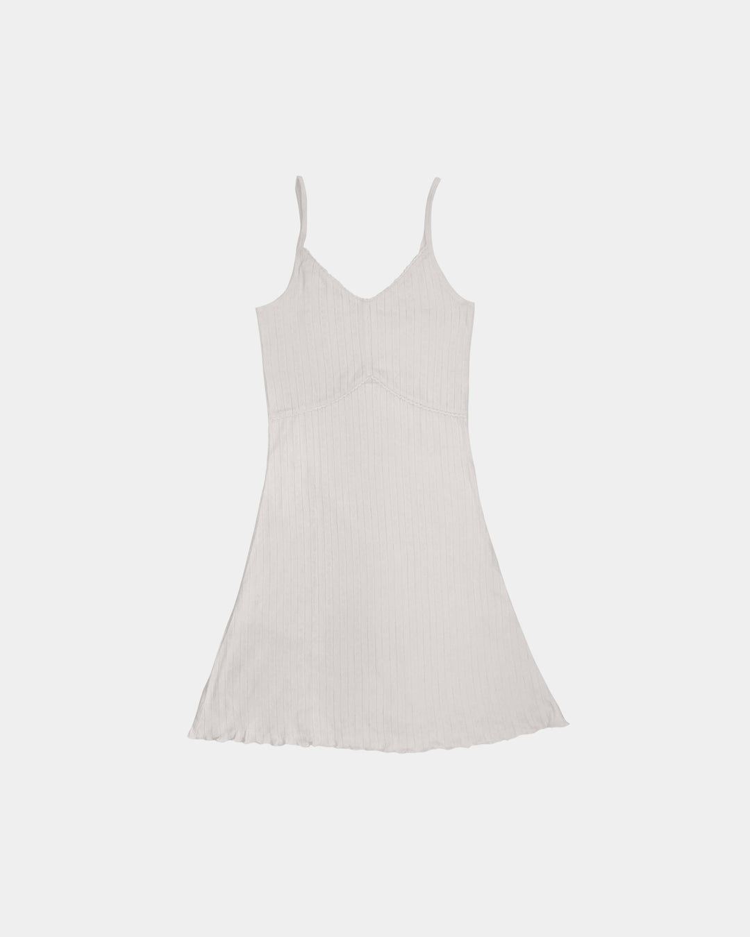 Women's Pointelle Slip Dress - 100% Organic Cotton