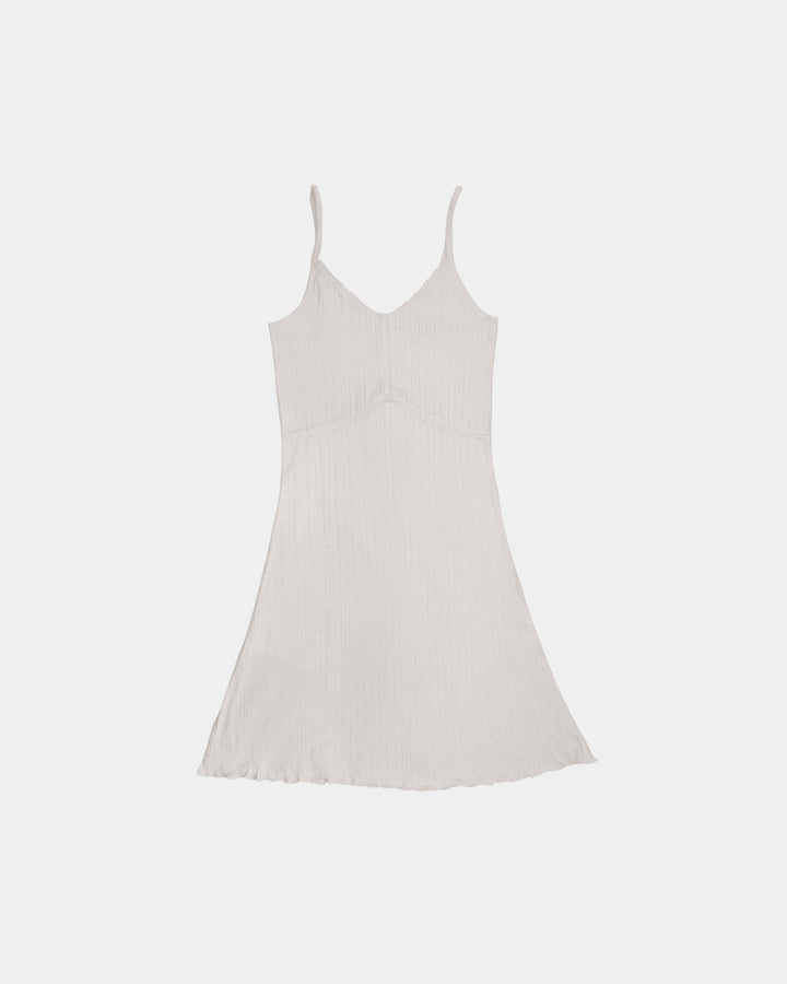 Women's Pointelle Slip Dress - 100% Organic Cotton