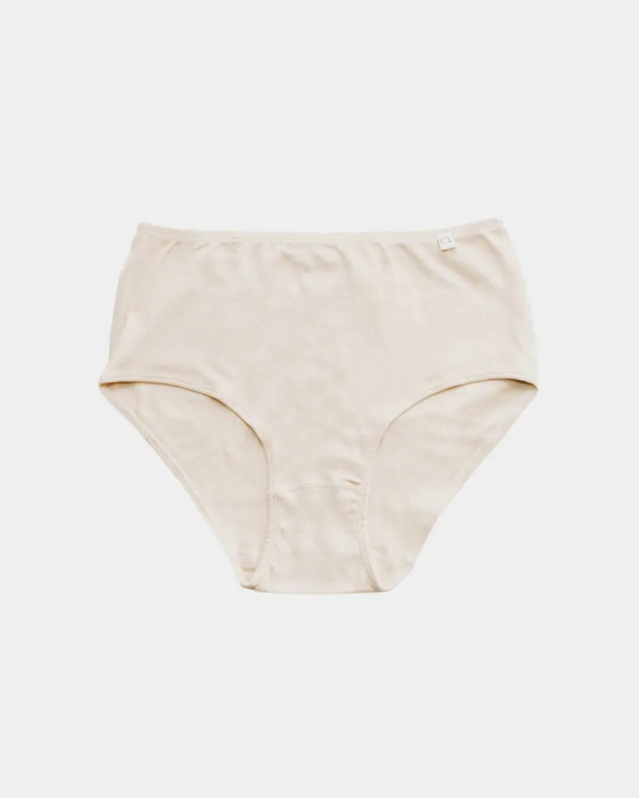 Reviews: Women's Briefs in Ribbed Organic Cotton [871310] - £17.60